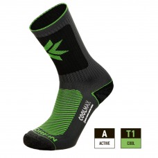 Термоноски Norfin T1A Element Active Coolmax Crew сер/зел 39-41/M