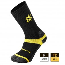 Термоноски Norfin T2P Balance Warm Crew черн/желт 39-41/M