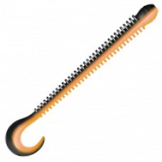 Приманка силикон съед ZUB Worm-Zander 135мм, 5шт 034 черн-оранж