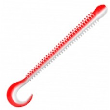 Приманка силикон съед ZUB Worm-Zander 135мм, 5шт 039 красн-бел