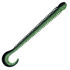 Приманка силикон съед ZUB Worm-Zander 135мм, 5шт 040 черн-изумрудн