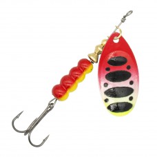 Блесна Karcoue вр AG №4 11г (5) 09 red-yellow/black