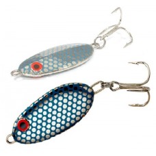 Блесна Bomber Slab Spoon кол B88  24г, chrome/blue.scale