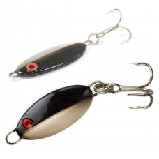 Блесна Bomber Slab Spoon кол B89  35г, chrome/black.back