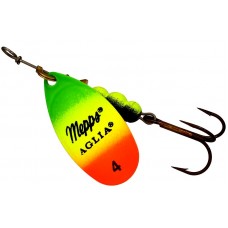 Блесна Mepps AGLIA FLUO №4 вес 9г,  tiger