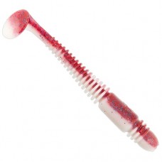 Приманка силикон съед Lucky John TIOGA 2.44''/6.2см  9шт, T68 ice red pepper
