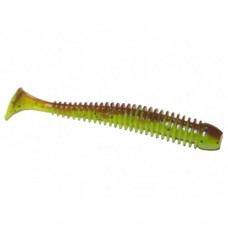 Приманка силикон съед Probaits POINTER 4''/100мм 6шт, 207 brown lime shad