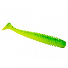 Приманка силикон съед Probaits POINTER 4''/100мм 6шт, 208 lime chartreuse