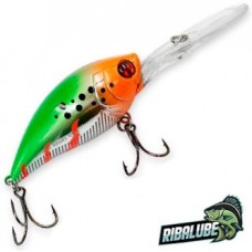 Воблер Ribalube Deep Crank 70мм, 21г (3.5-4.6м) *F, A12