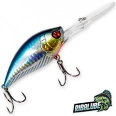Воблер Ribalube Deep Crank 70мм, 21г (3.5-4.6м) *F, D02