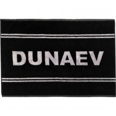 Полотенце Dunaev 50х70 черн-бел с логотипом