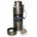 Термос у/г JBG 0.75л Bottle Sport 8513 с ситечком, ремешком, металлик темн