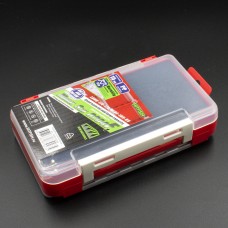 Коробка с изолоном HITFISH 170х105х40 красн/прозр 2стор/18отд