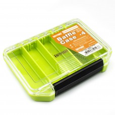 Коробка HITFISH 150х111х28 Q-A Baffle Case-4 водонепрониц 5отд, салат/прозр