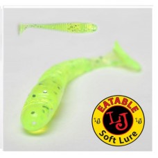 Приманка силикон съед Lucky John TIOGA 2''/5см  10шт, 071 lime chartr.