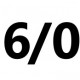 A. 6/0