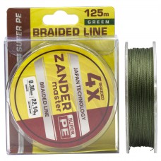 Нить ZM 4X 125м зелен 4,23кг  0.10
