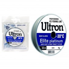 Леска Ultron Elite Platinum 30м BarrierPack сер 0,10  (14)