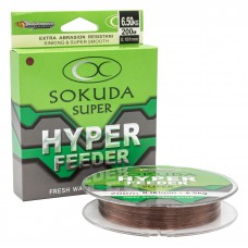 Леска Sokudo Hyper Feeder 200м 0,181 коричн 6.5кг