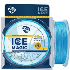 Нить ZM Ice Magic 45м голуб 0.10  4.23кг