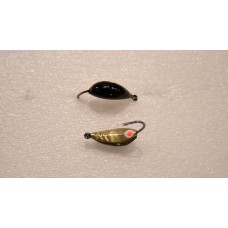 Мормышка вольфрам Кобра узк №2  0.5г корон.лат  (10)