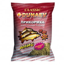 Прикормка Dunaev Классика 0,9кг (20) G900  карп/карась/сазан  анис